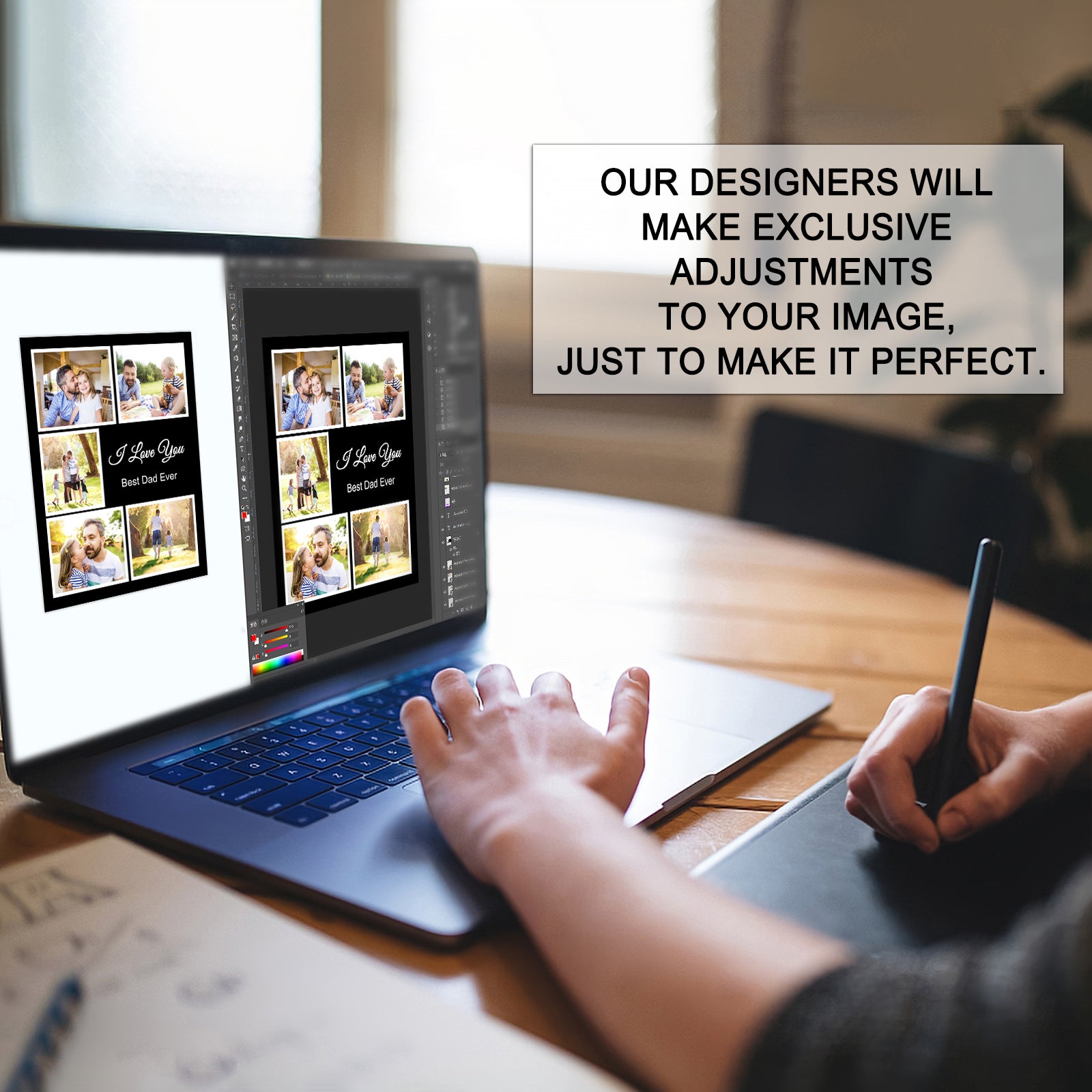 Custom Blanket with Photo-A Loves Gift