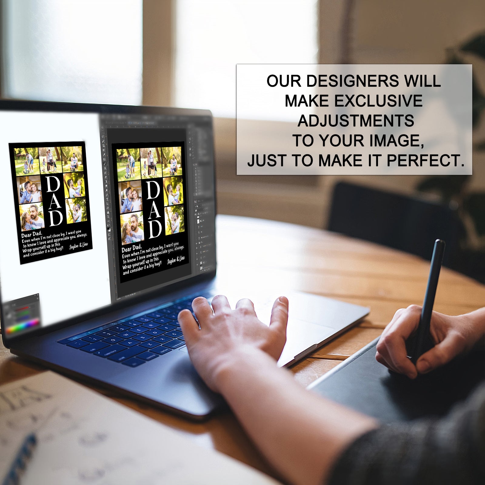 Personalized Custom Blanket with Photo-A Loves Gift