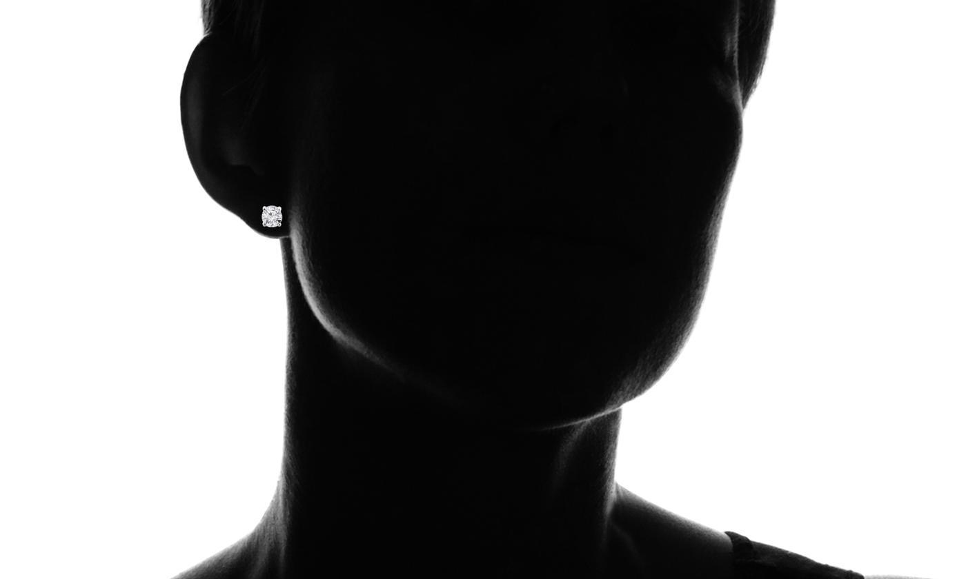 Stud Earrings and Tennis Bracelet Set Made with Swarovski Crystals - Riakoob Jewelry www.goldennycjewelry.com fashion jewelry for women