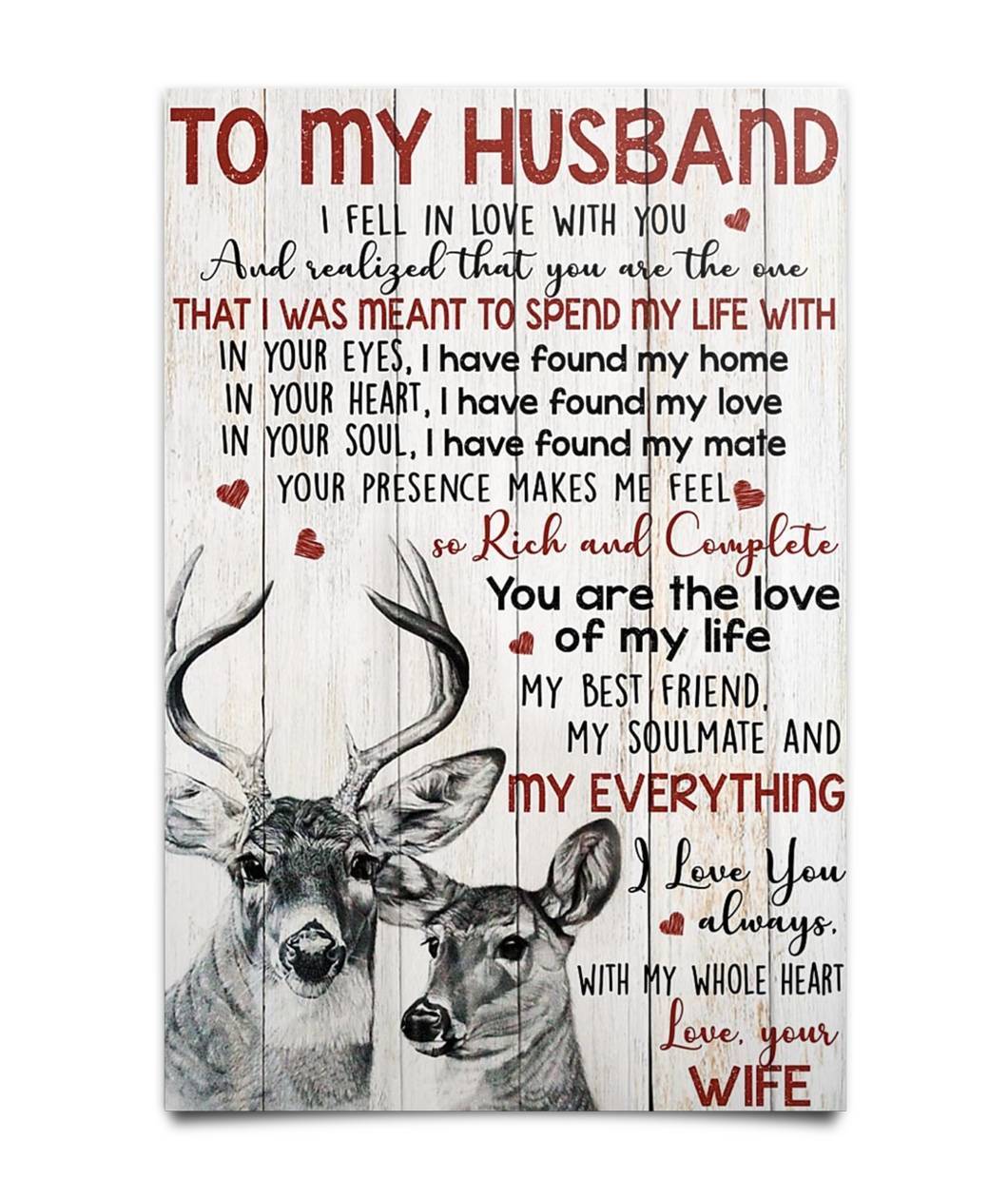 Perfect Gifts For Husband - To My Husband Poster Poster-A Loves Gift