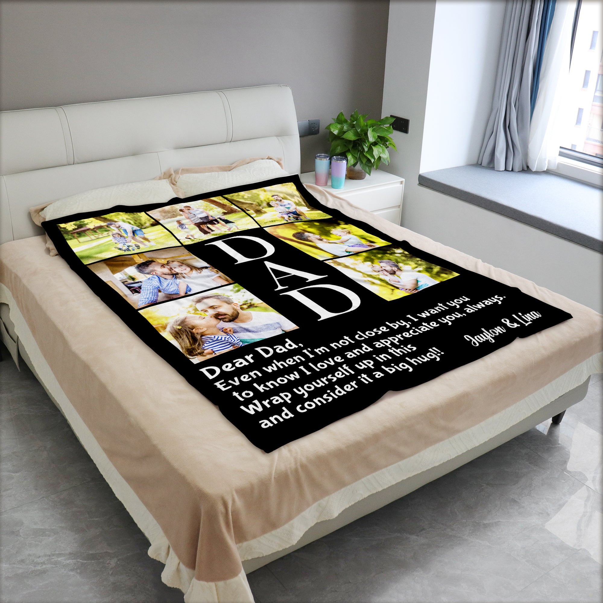 Personalized Custom Blanket with Photo-A Loves Gift