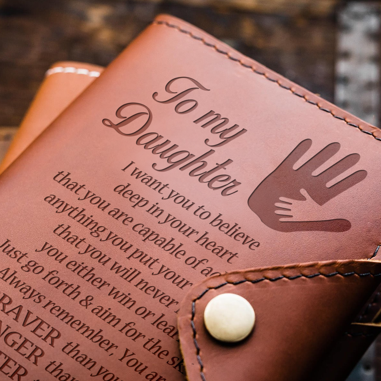 DAUGHTER DAD - ALWAYS REMEMBER - JOURNAL COVER-A Loves Gift