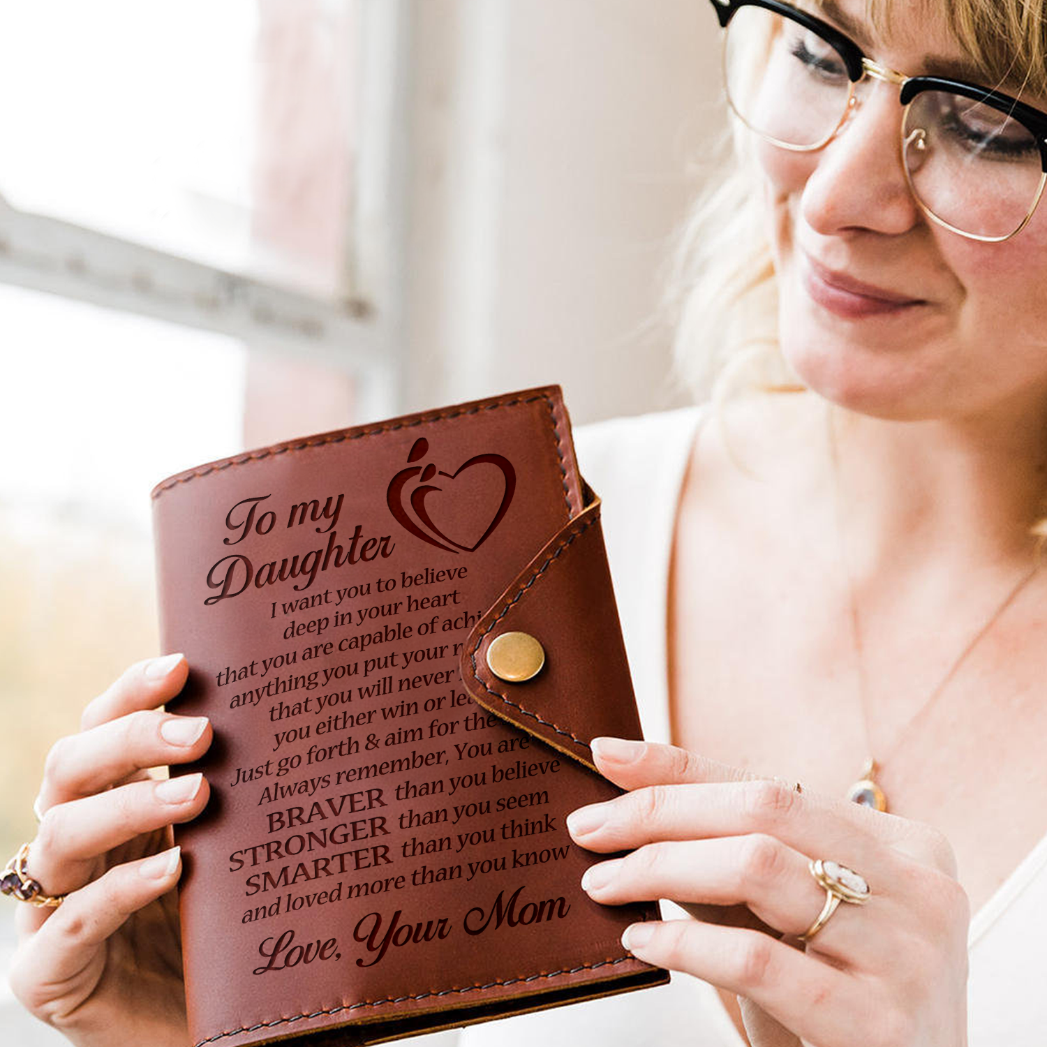 DAUGHTER MOM - ALWAYS REMEMBER - JOURNAL COVER-A Loves Gift