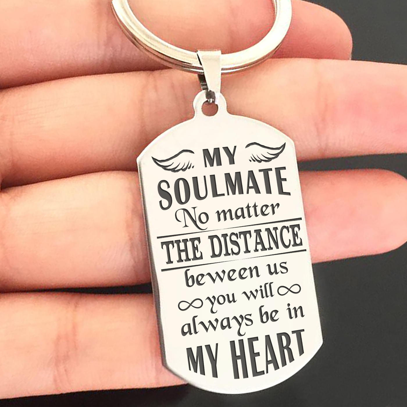 MY SOULMATE - KEY CHAIN 1-A Loves Gift