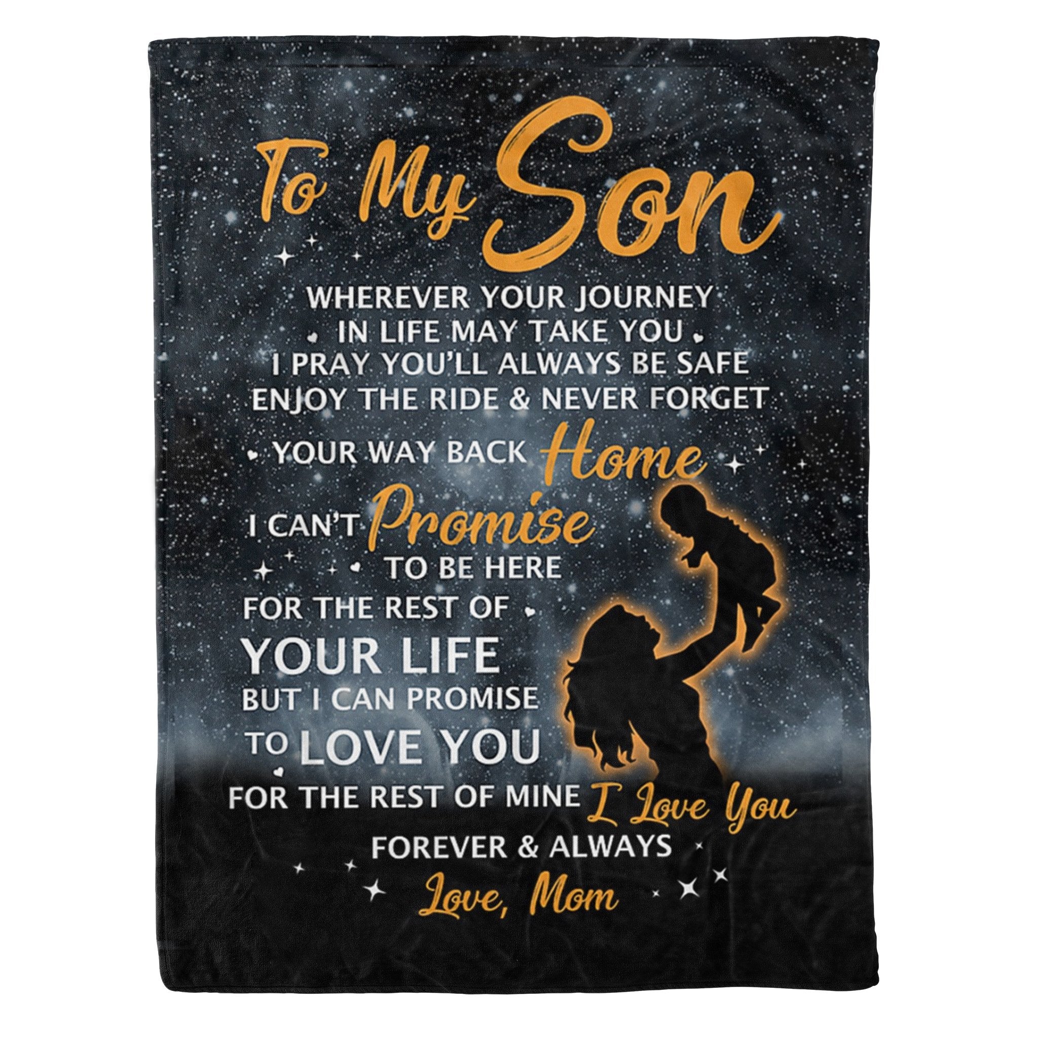 Fleece Blanket To My Son-A Loves Gift