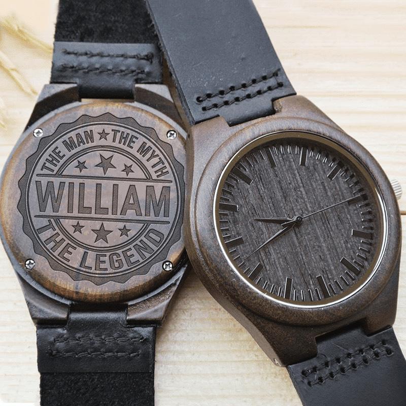 Engraved Wooden Watch For Dad - Great Gifts For Father-A Loves Gift