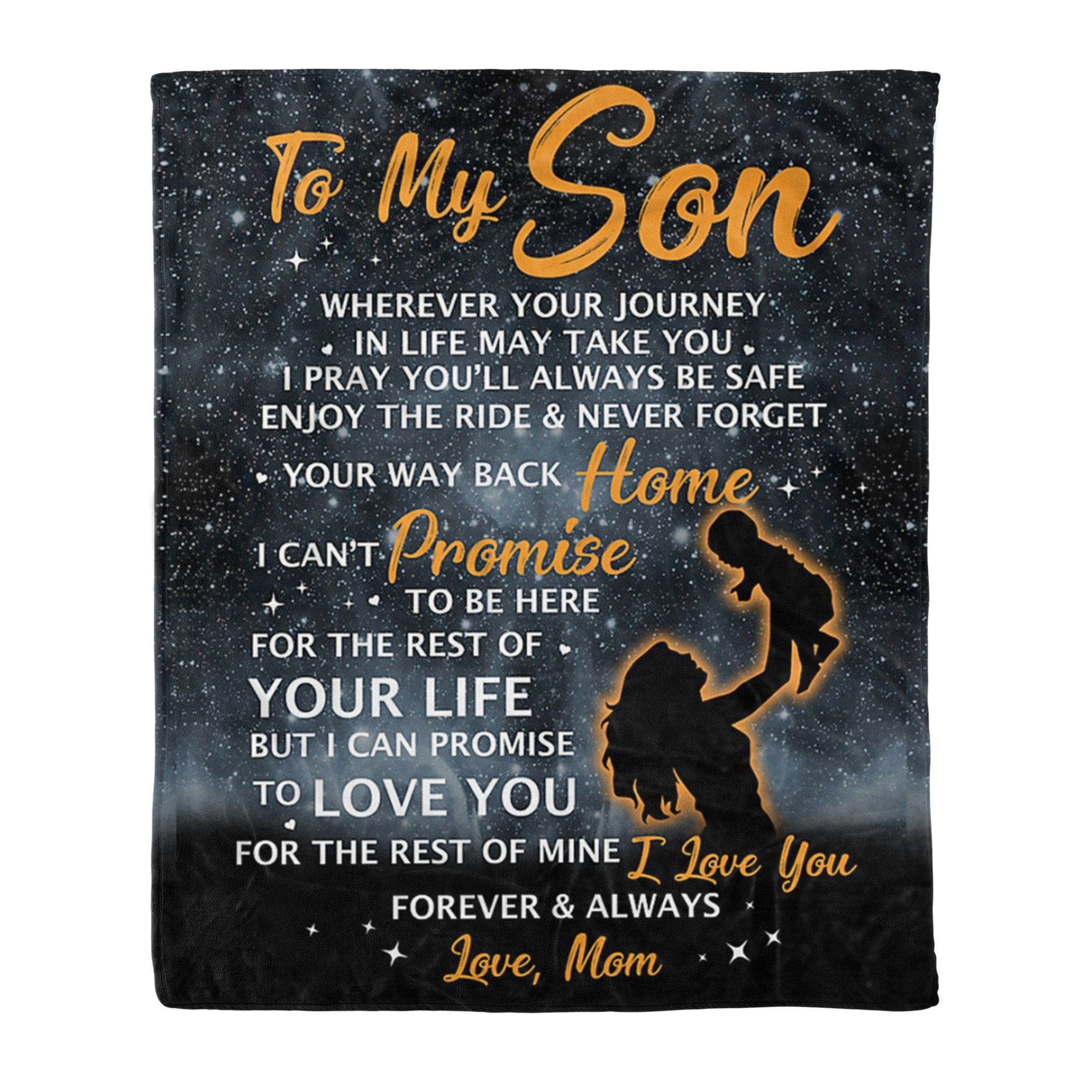 Fleece Blanket To My Son-A Loves Gift