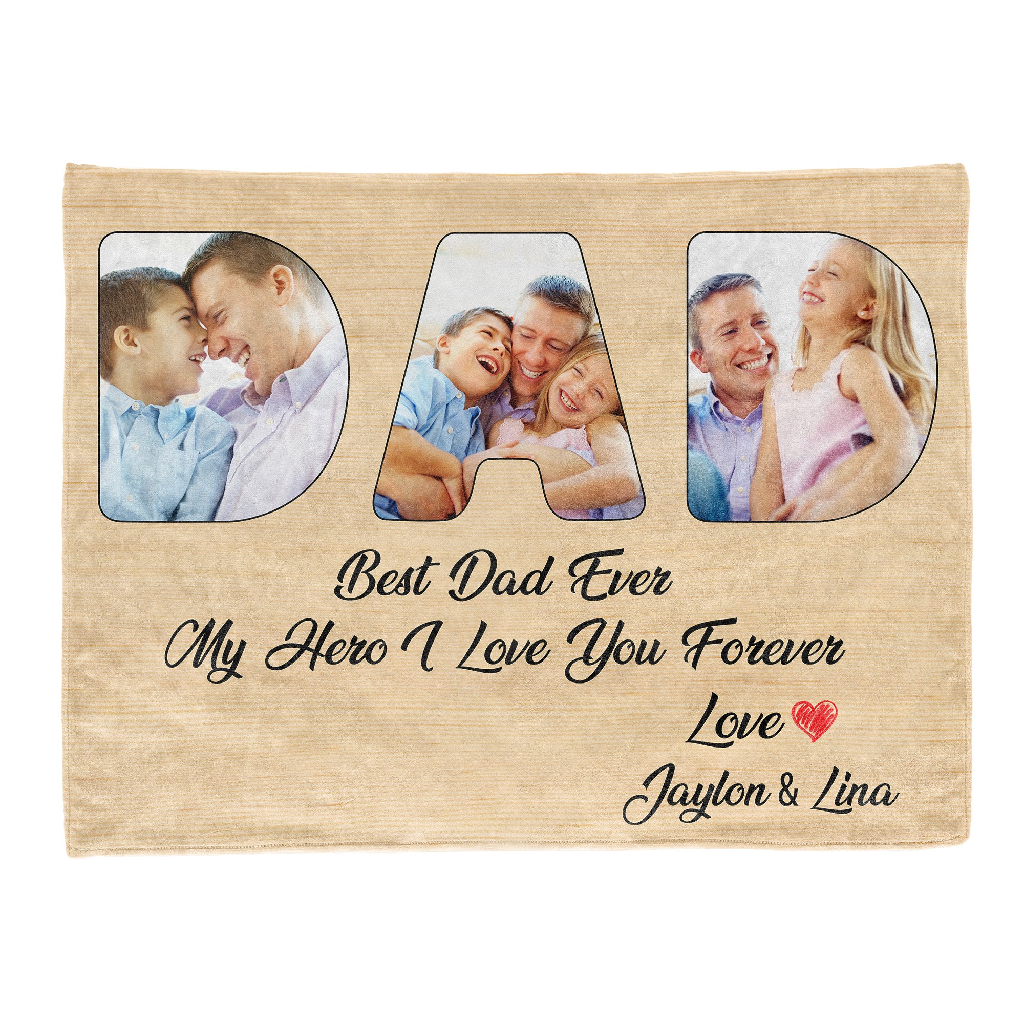 Personalized Custom Blanket with Photo-A Loves Gift