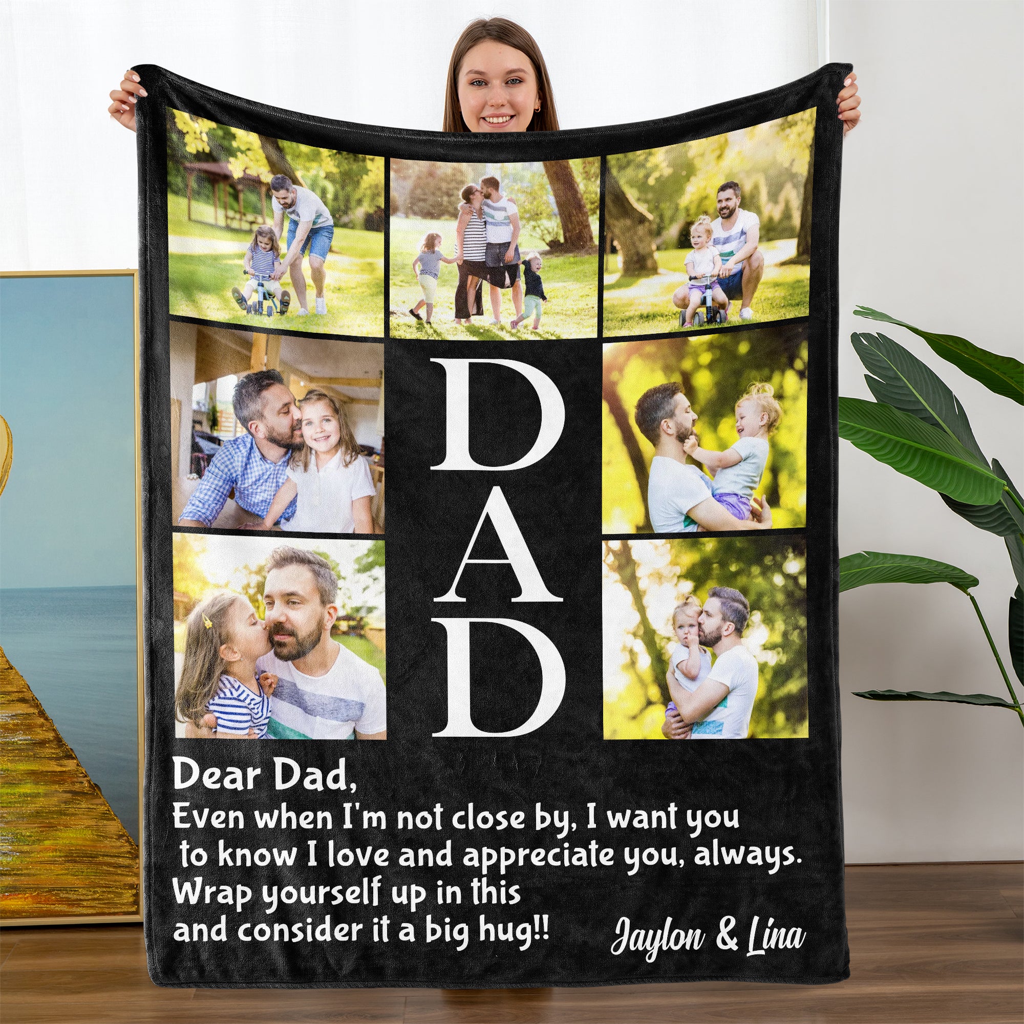 Personalized Custom Blanket with Photo-A Loves Gift