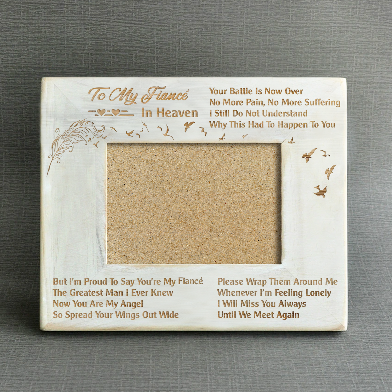 MISSING - YOU'RE MY FIANC脡 - WOOD FRAME-A Loves Gift