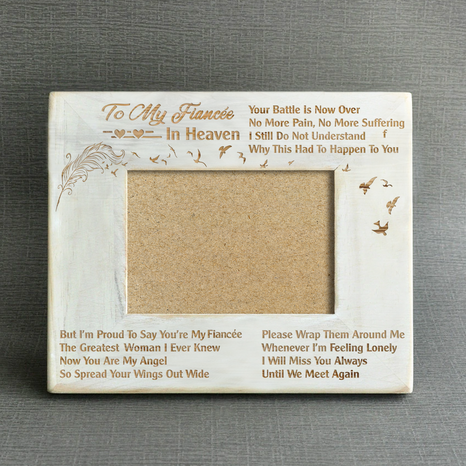 MISSING - YOU'RE MY FIANC脡E - WOOD FRAME-A Loves Gift