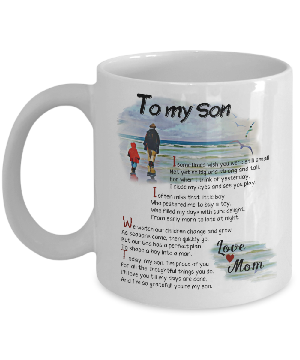 To My Son White Coffee Mug-A Loves Gift