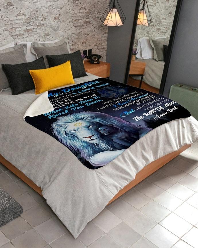 Fleece Blanket - Sherpa Fleece Blanket-A Loves Gift