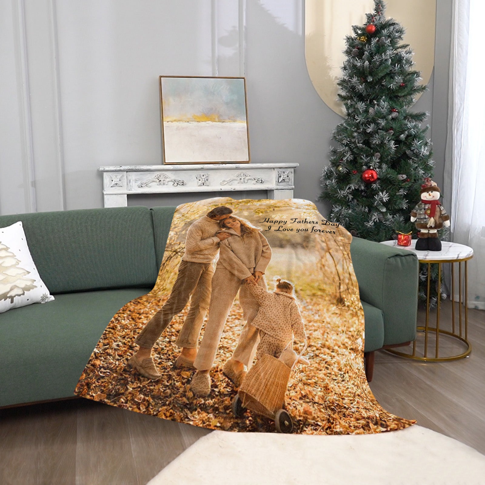 Personalized Custom Blanket with Photo-A Loves Gift