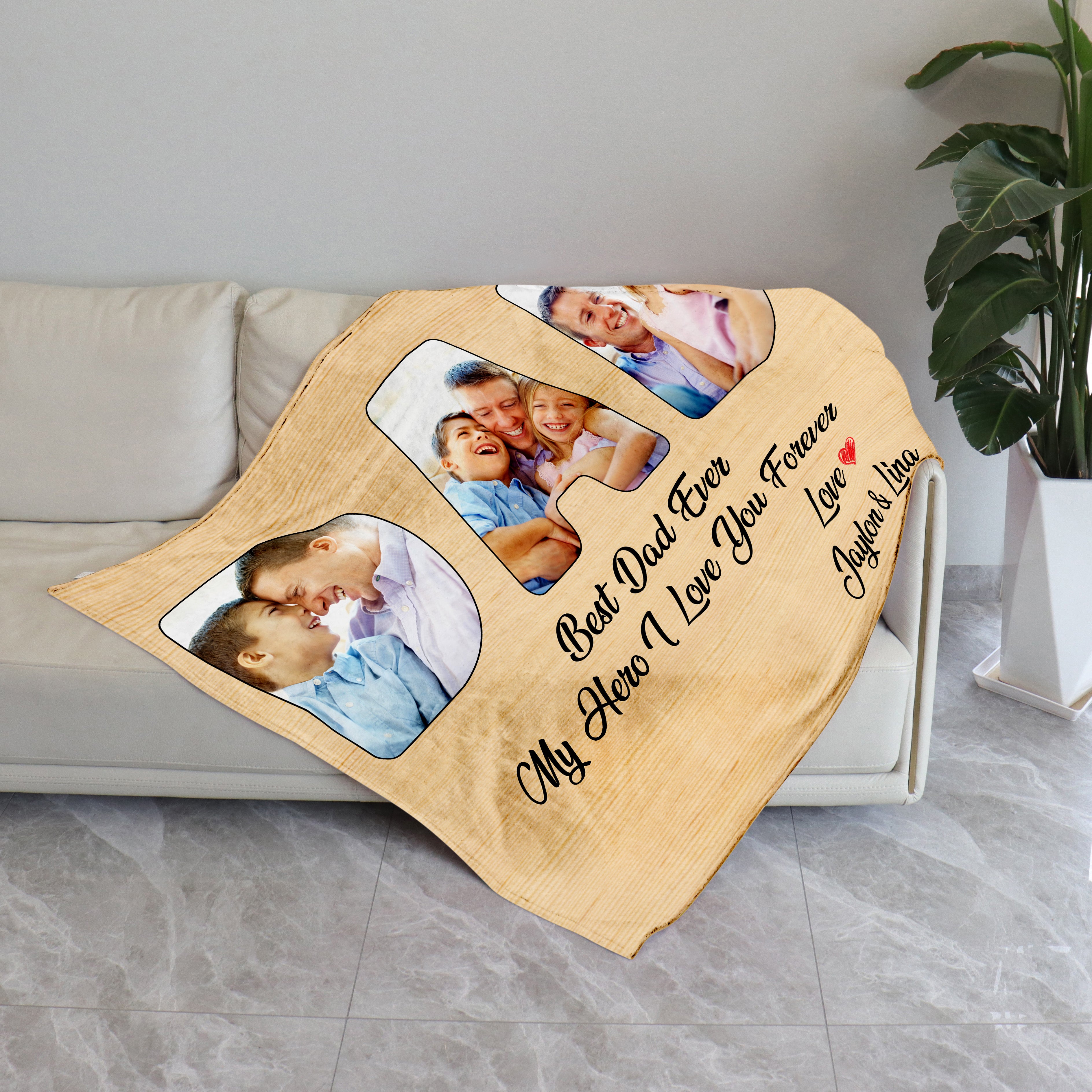 Personalized Custom Blanket with Photo-A Loves Gift