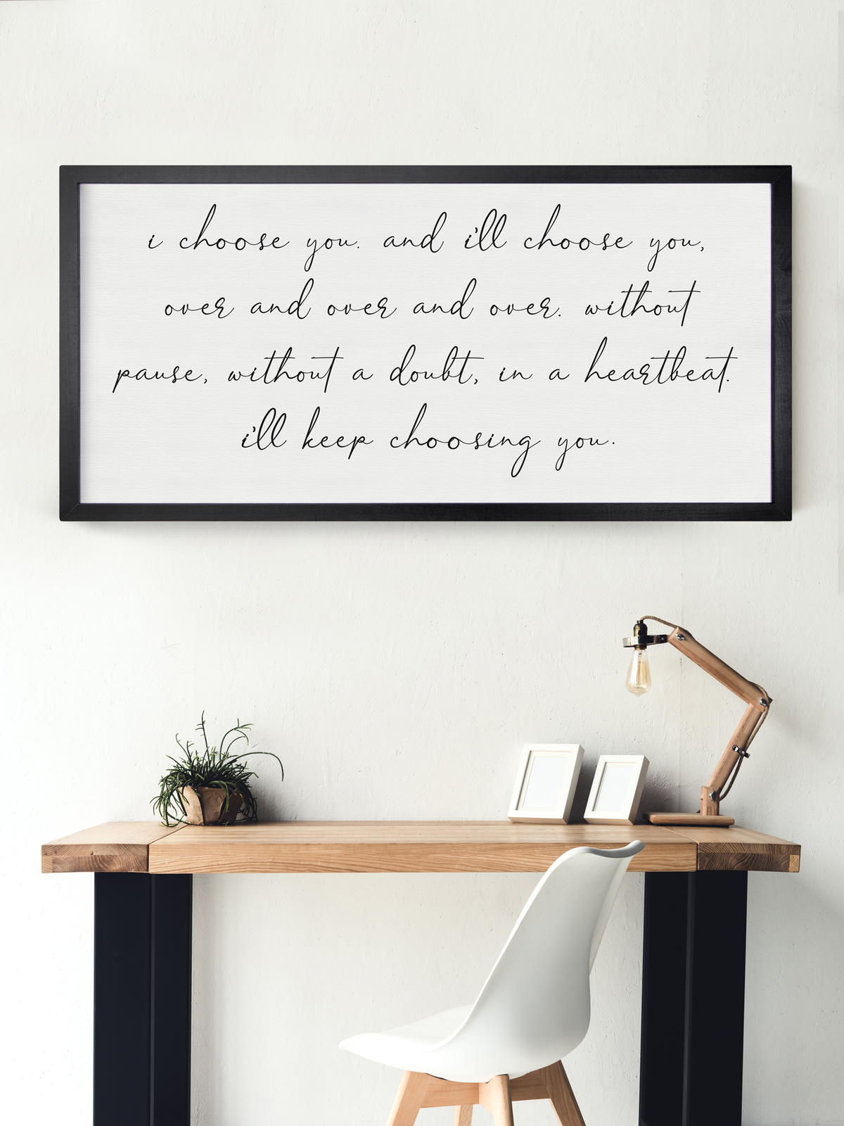 WOOD FRAMED SIGNBOARD-A Loves Gift