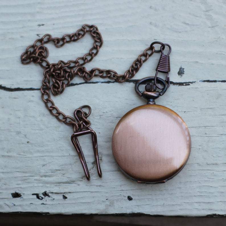 MY MAN - NEVER FORGET 2 - POCKET WATCH-A Loves Gift