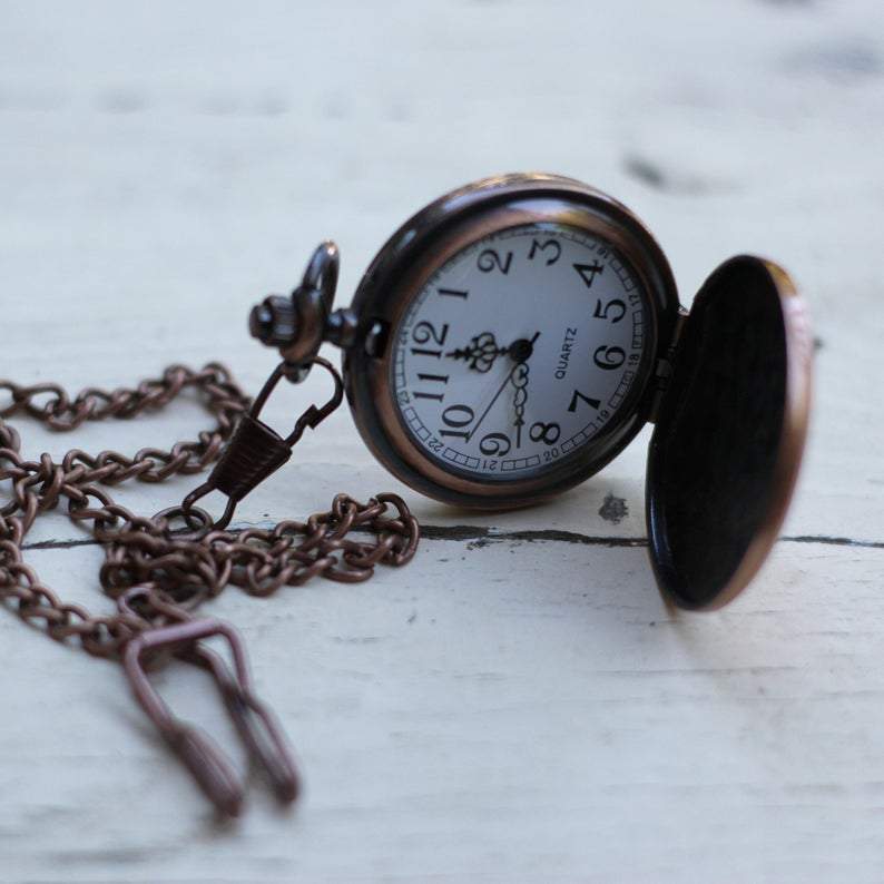 MY MAN - NEVER FORGET 2 - POCKET WATCH-A Loves Gift