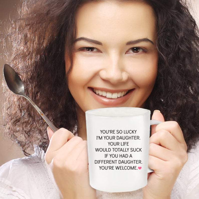 Great Gifts Coffee Mugs Funny For Daughter-A Loves Gift