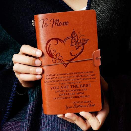 Leather Notebook Gifts For Mom-A Loves Gift