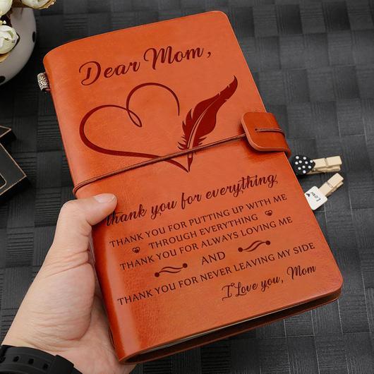 Leather Notebook Gifts For Mom-A Loves Gift