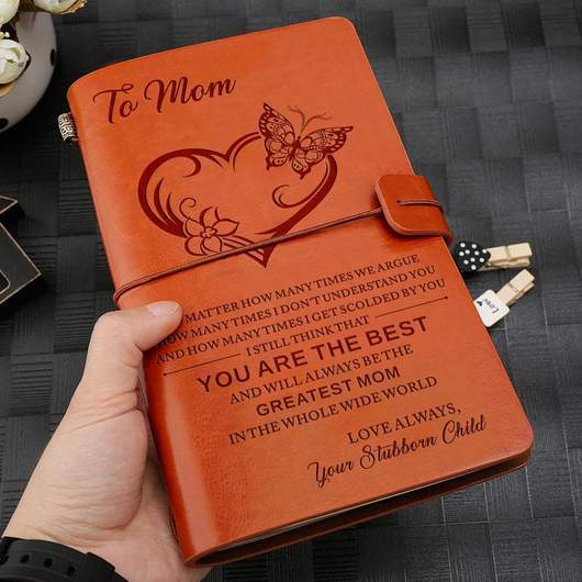 Leather Notebook Gifts For Mom-A Loves Gift