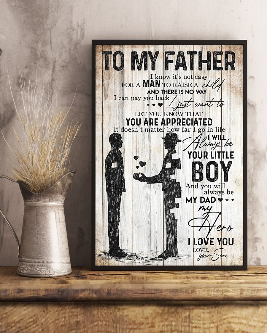 To My Dad Poster-A Loves Gift