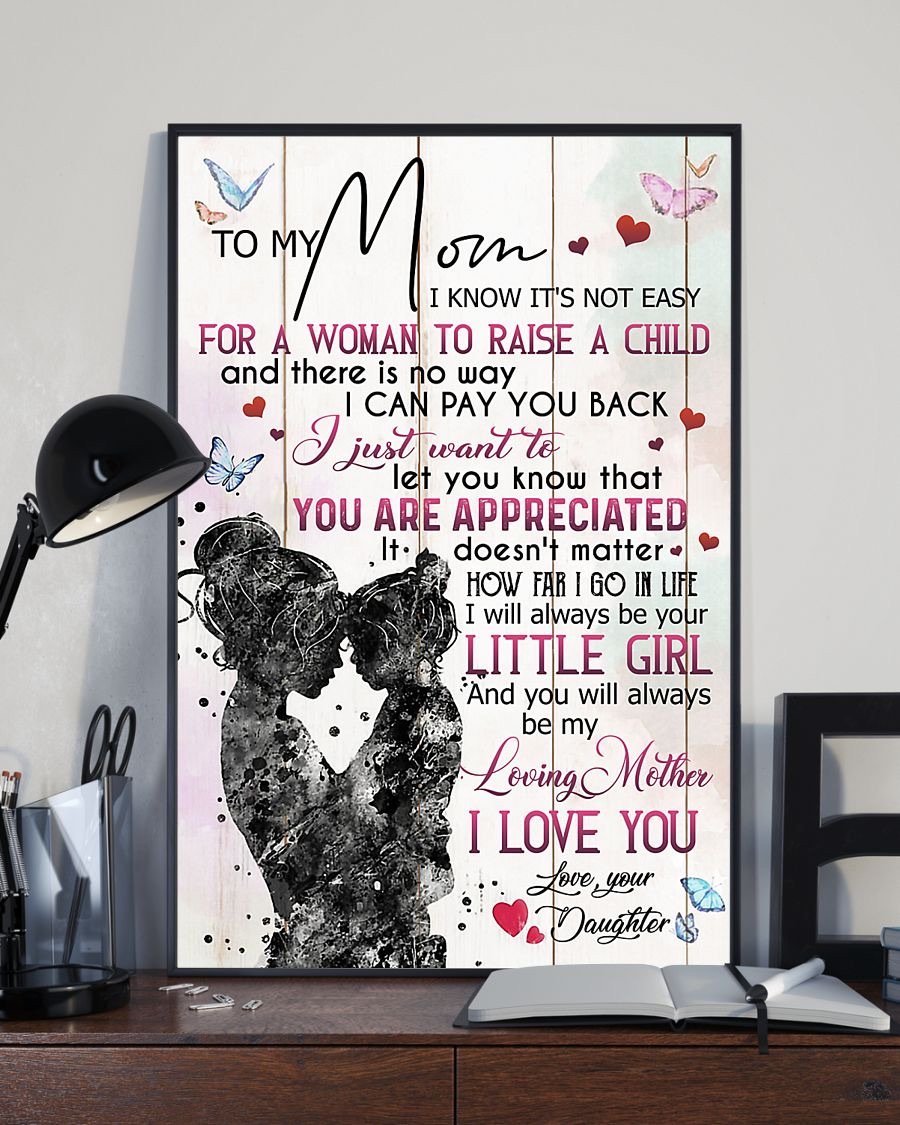 To My Mom Poster-A Loves Gift