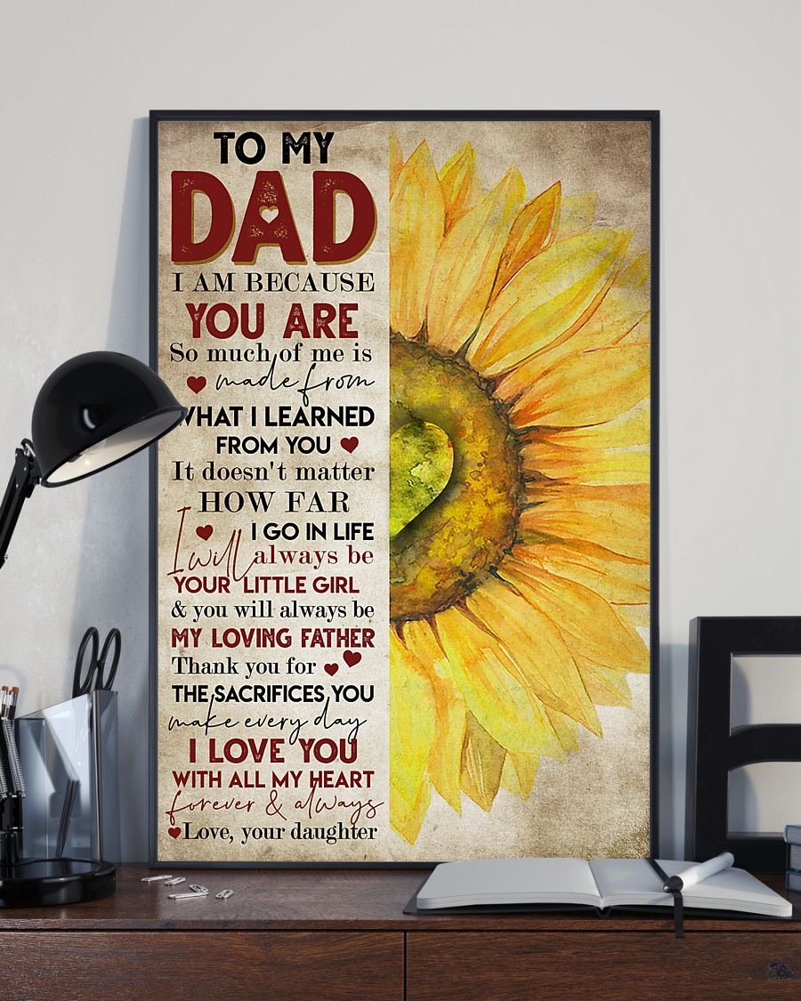 To My Dad Poster-A Loves Gift