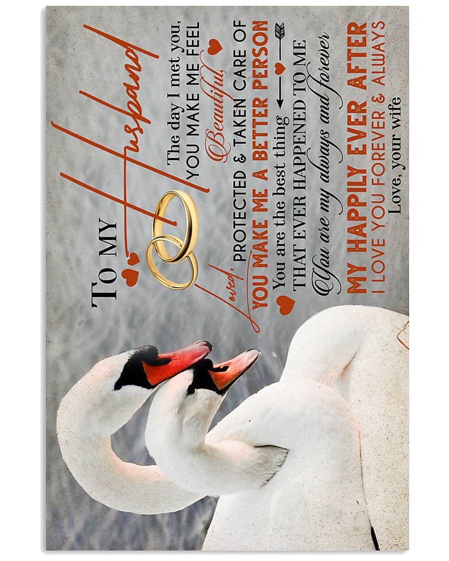 Perfect Gifts For Husband - To My Husband Poster-A Loves Gift