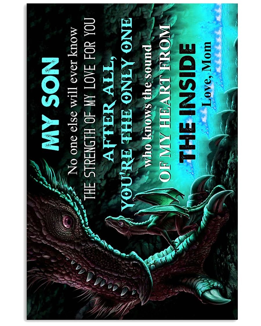 To My Son Poster - Great Gifts For Your Son-A Loves Gift