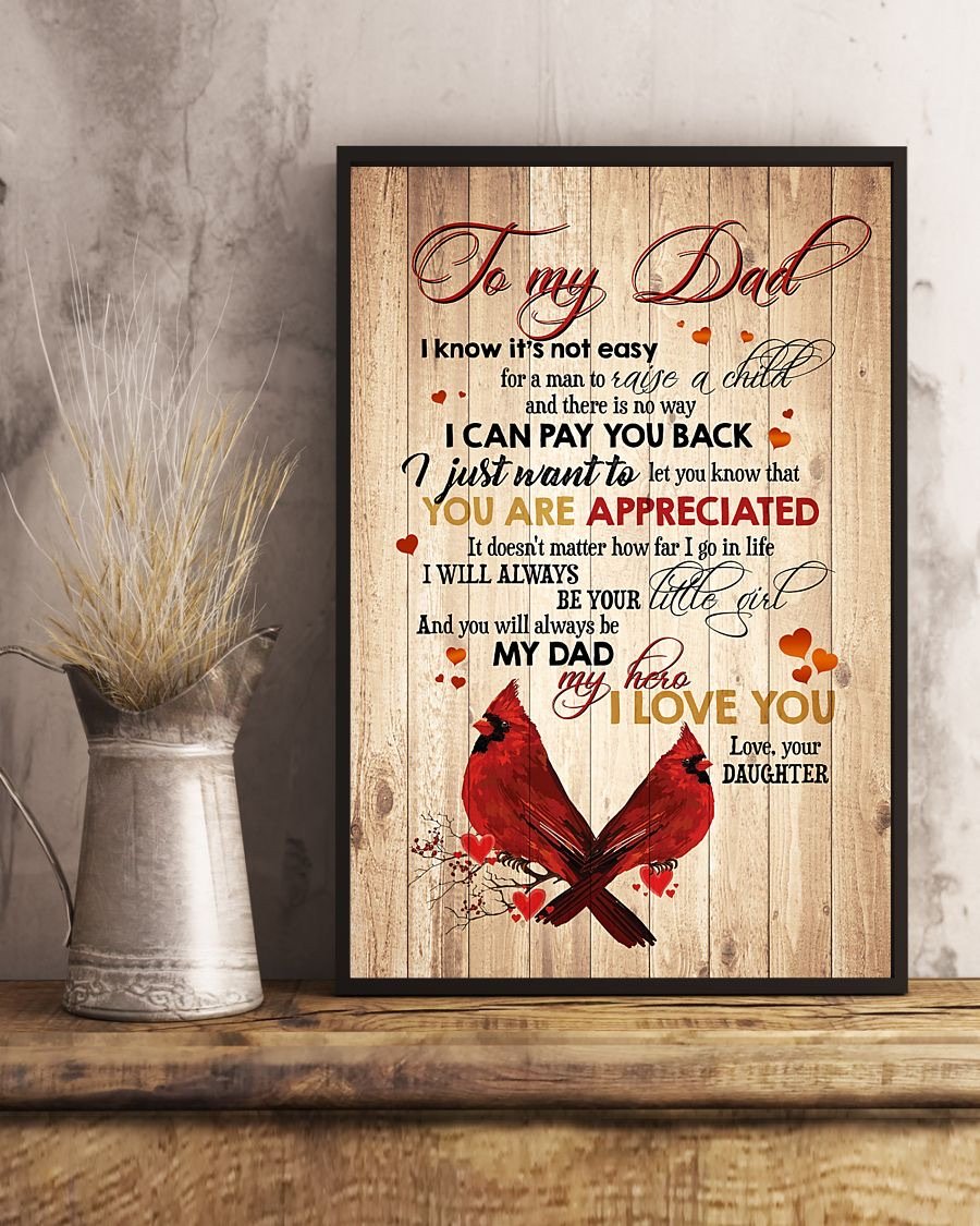 To My Dad Poster-A Loves Gift