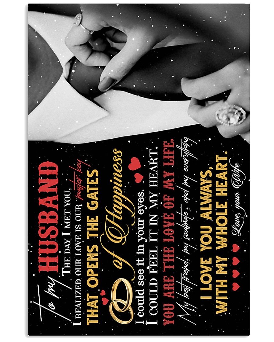 Perfect Gifts For Husband - To My Husband Poster-A Loves Gift