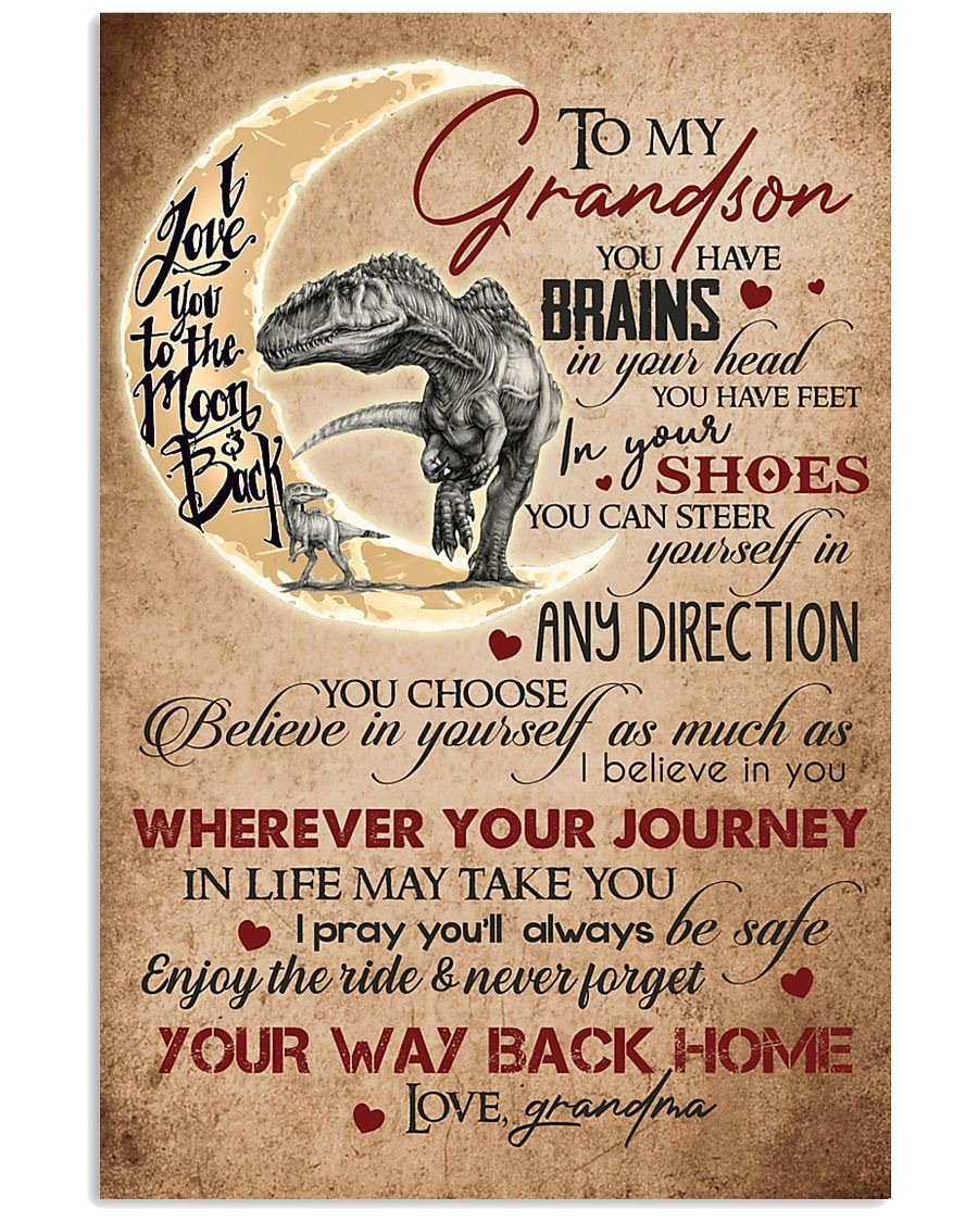 To My Grandson Poster-A Loves Gift