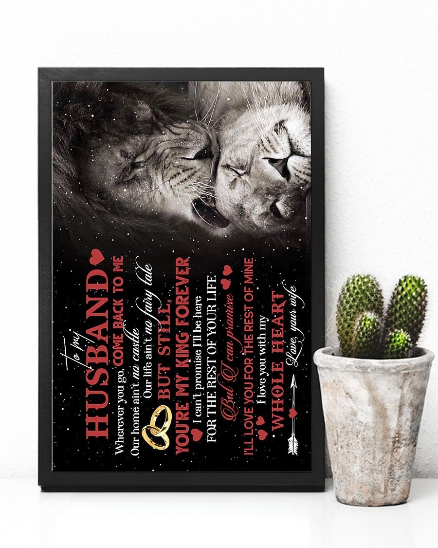 Perfect Gifts For Husband - To My Husband Poster-A Loves Gift