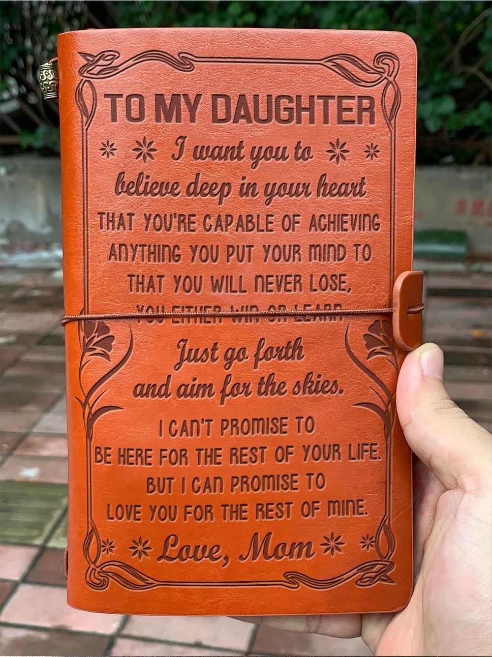 To My Daughter - Vintage Journal Notebook-A Loves Gift