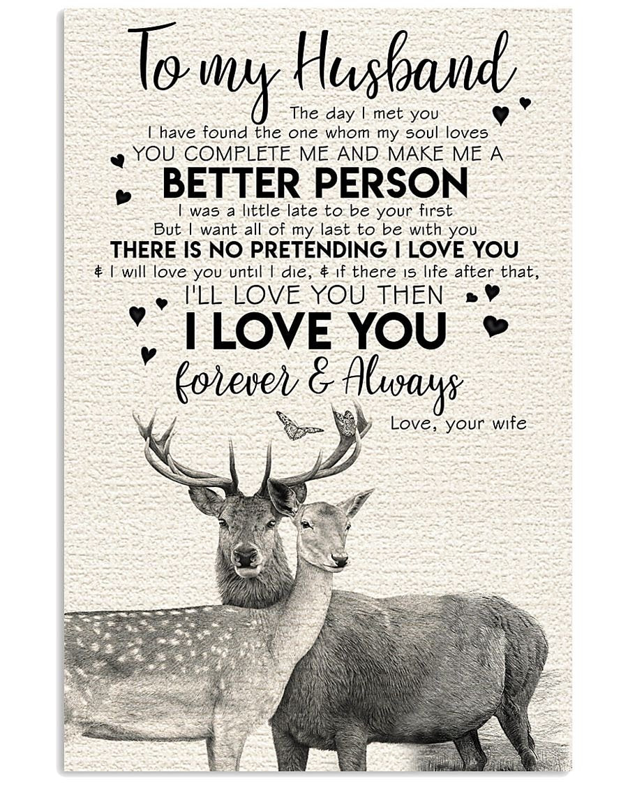 Perfect Gifts For Husband - To My Husband Poster-A Loves Gift
