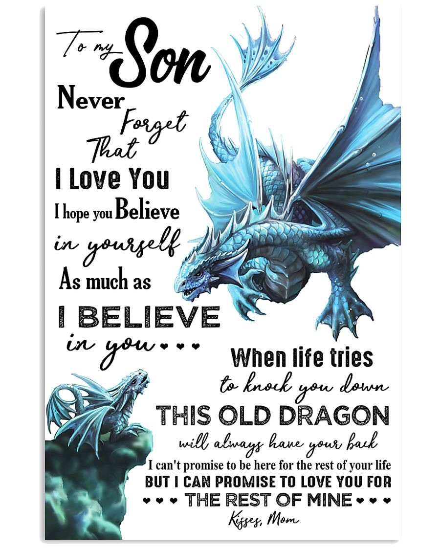 To My Son Poster - Great Gifts For Your Son-A Loves Gift