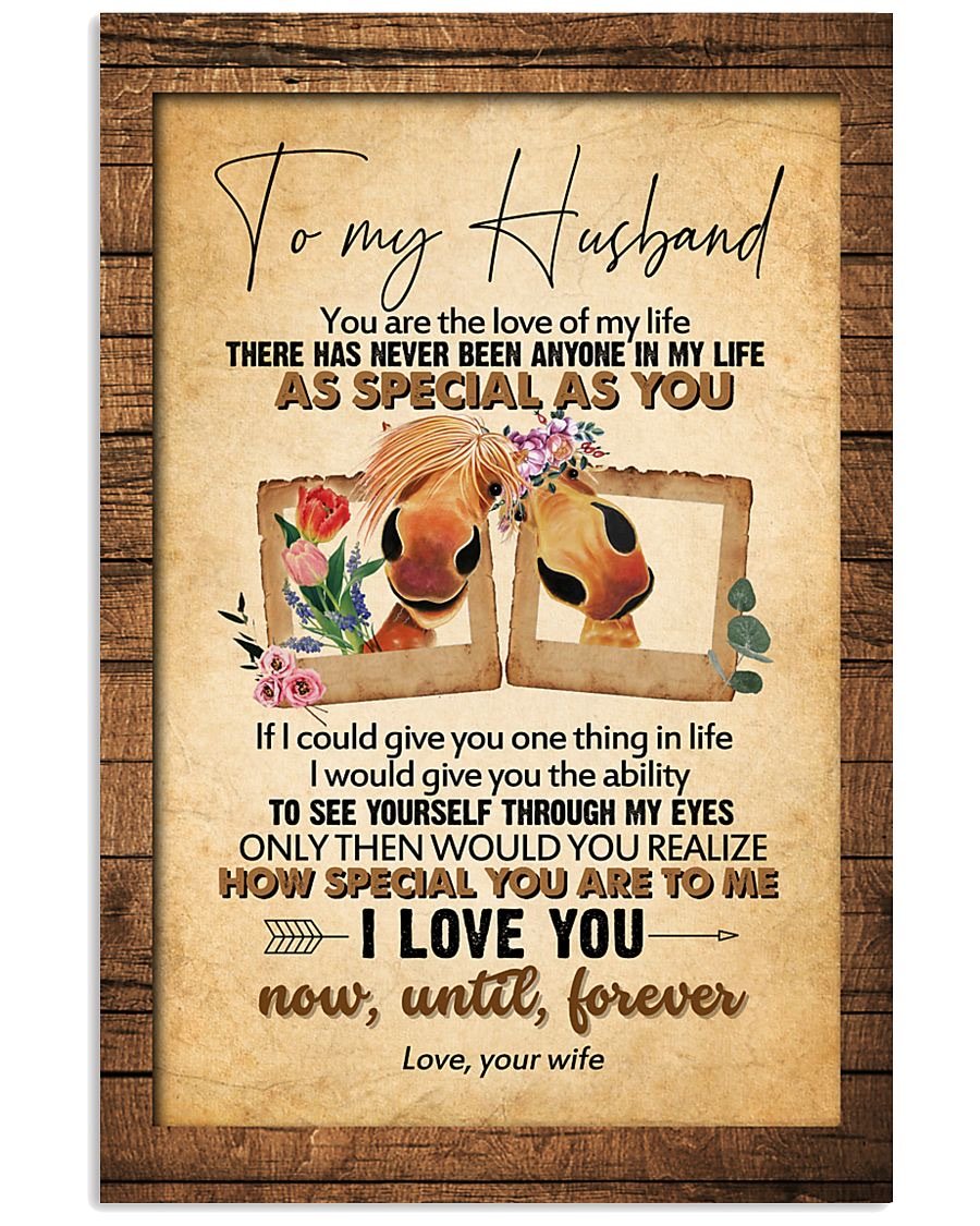 Perfect Gifts For Husband - To My Husband Poster-A Loves Gift