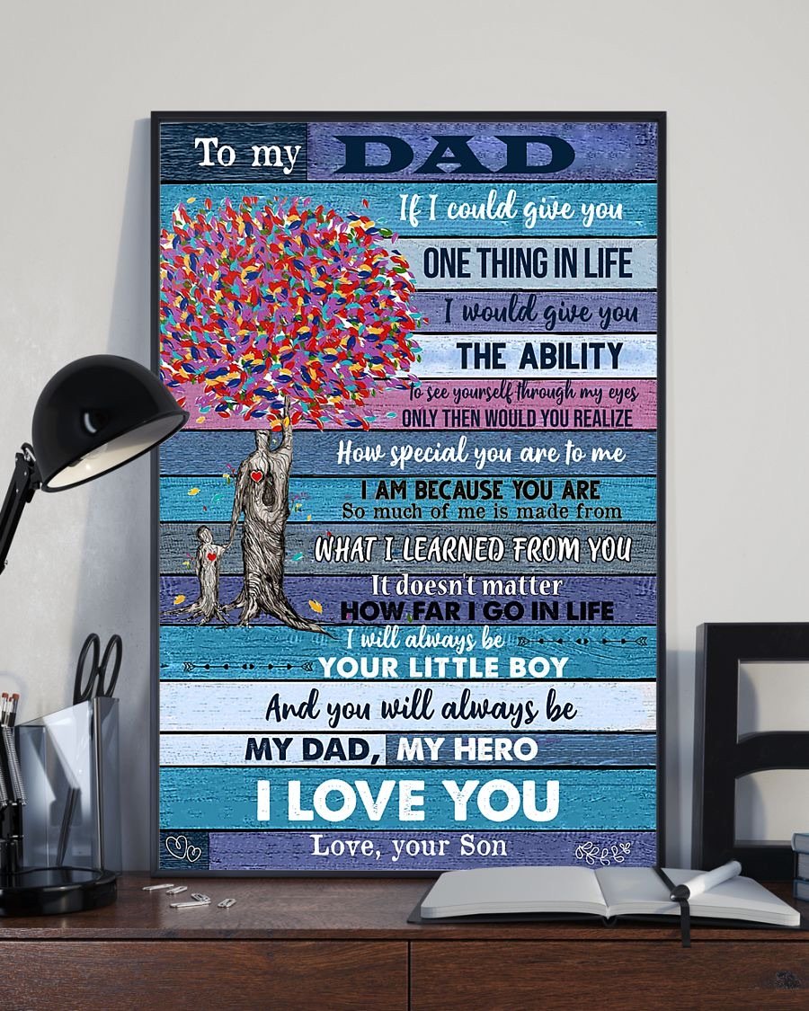 To My Dad Poster-A Loves Gift