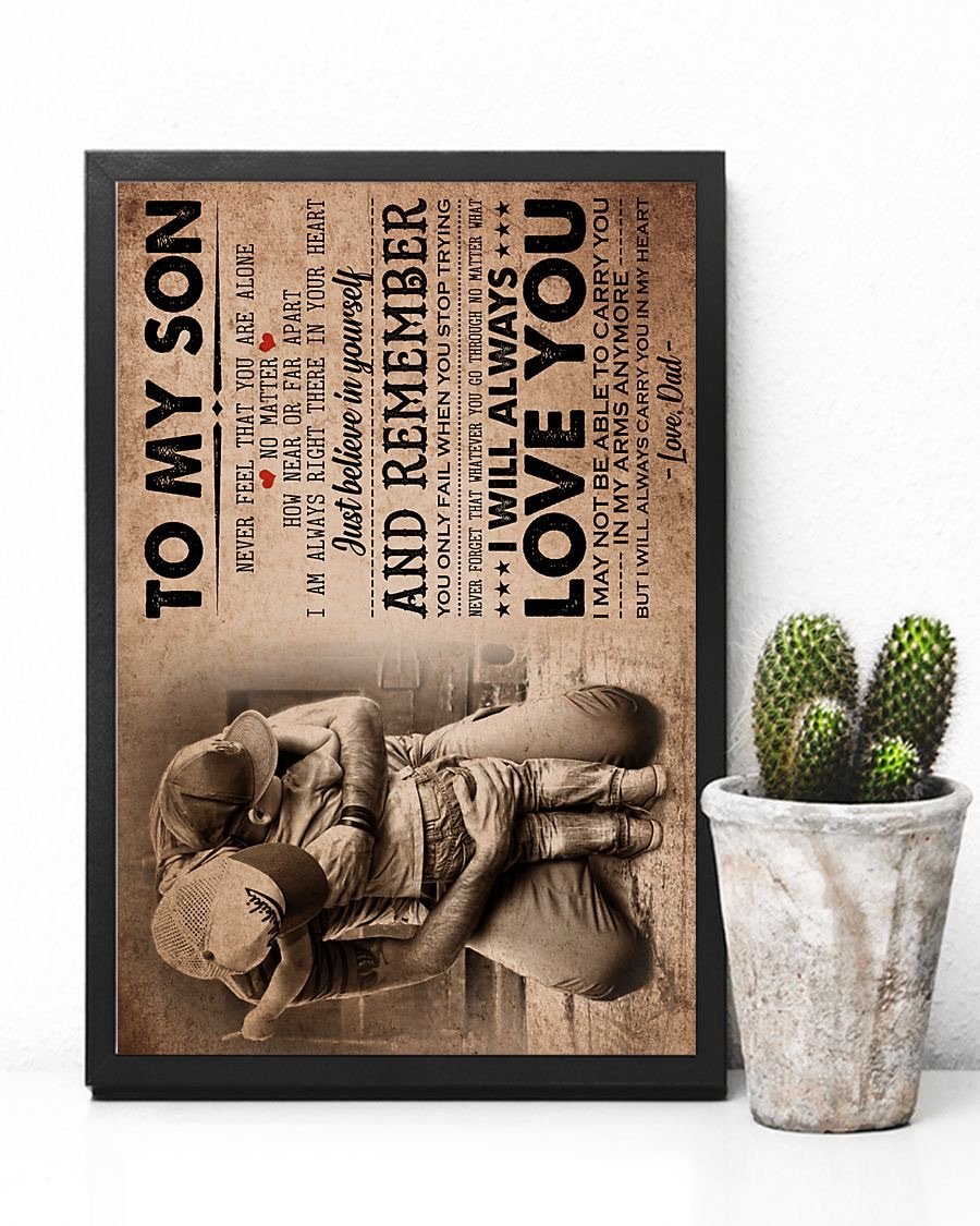 To My Son Poster - Great Gifts For Your Son-A Loves Gift
