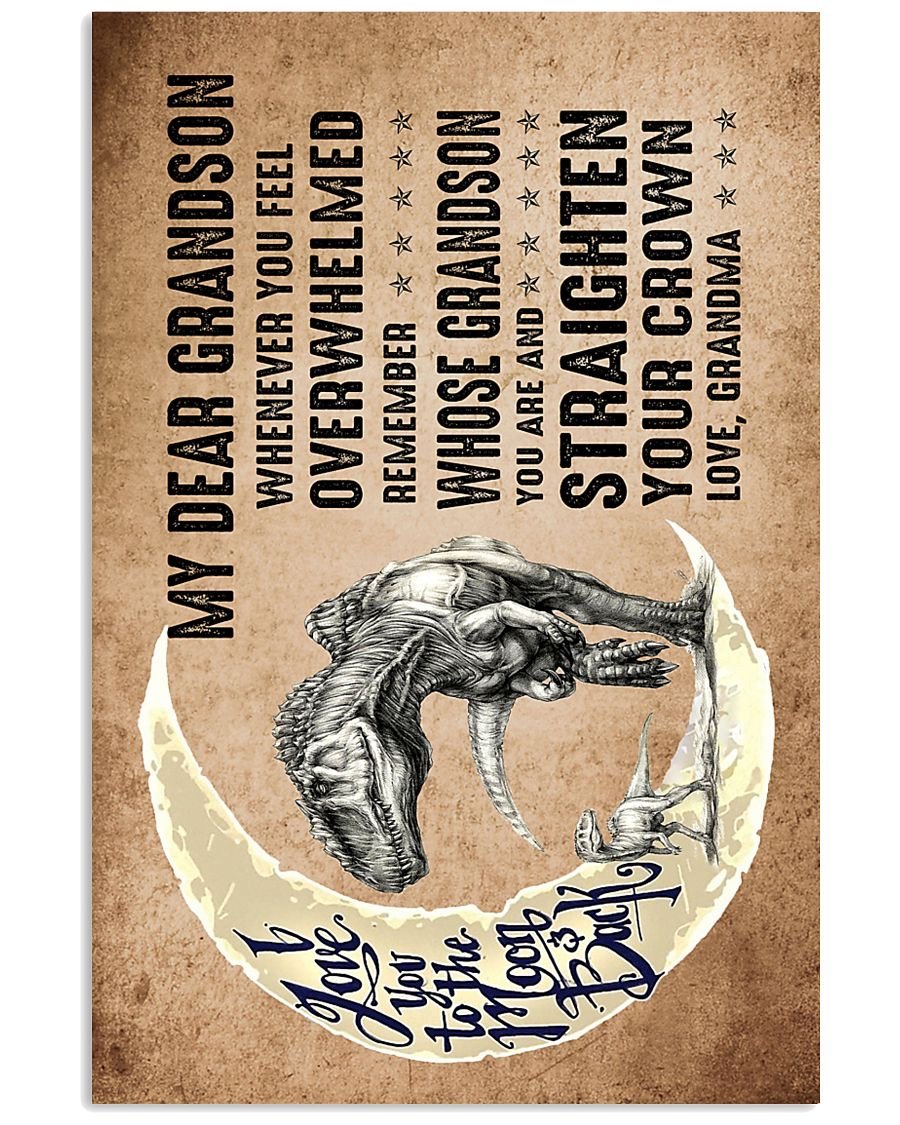 To My Grandson Poster-A Loves Gift