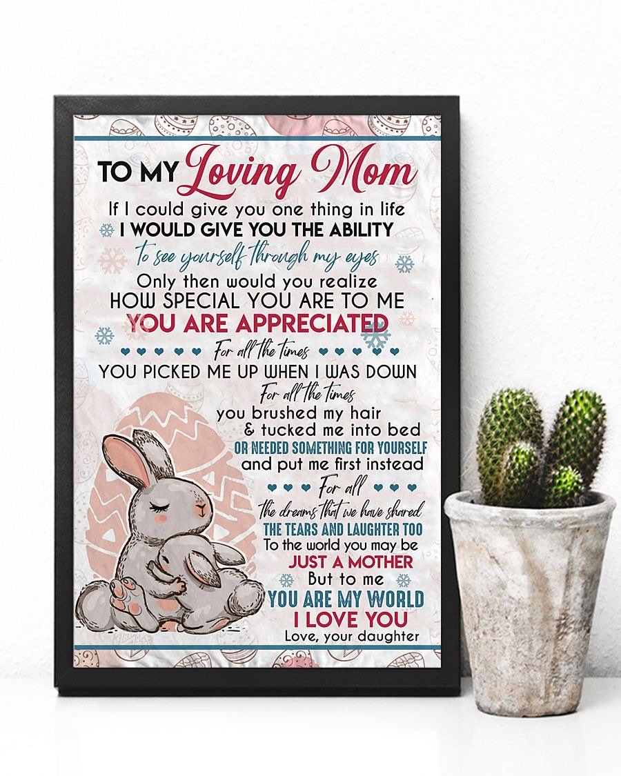 To My Mom Poster-A Loves Gift
