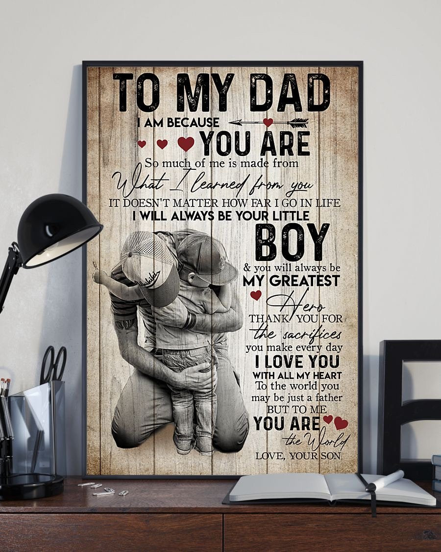 To My Dad Poster-A Loves Gift