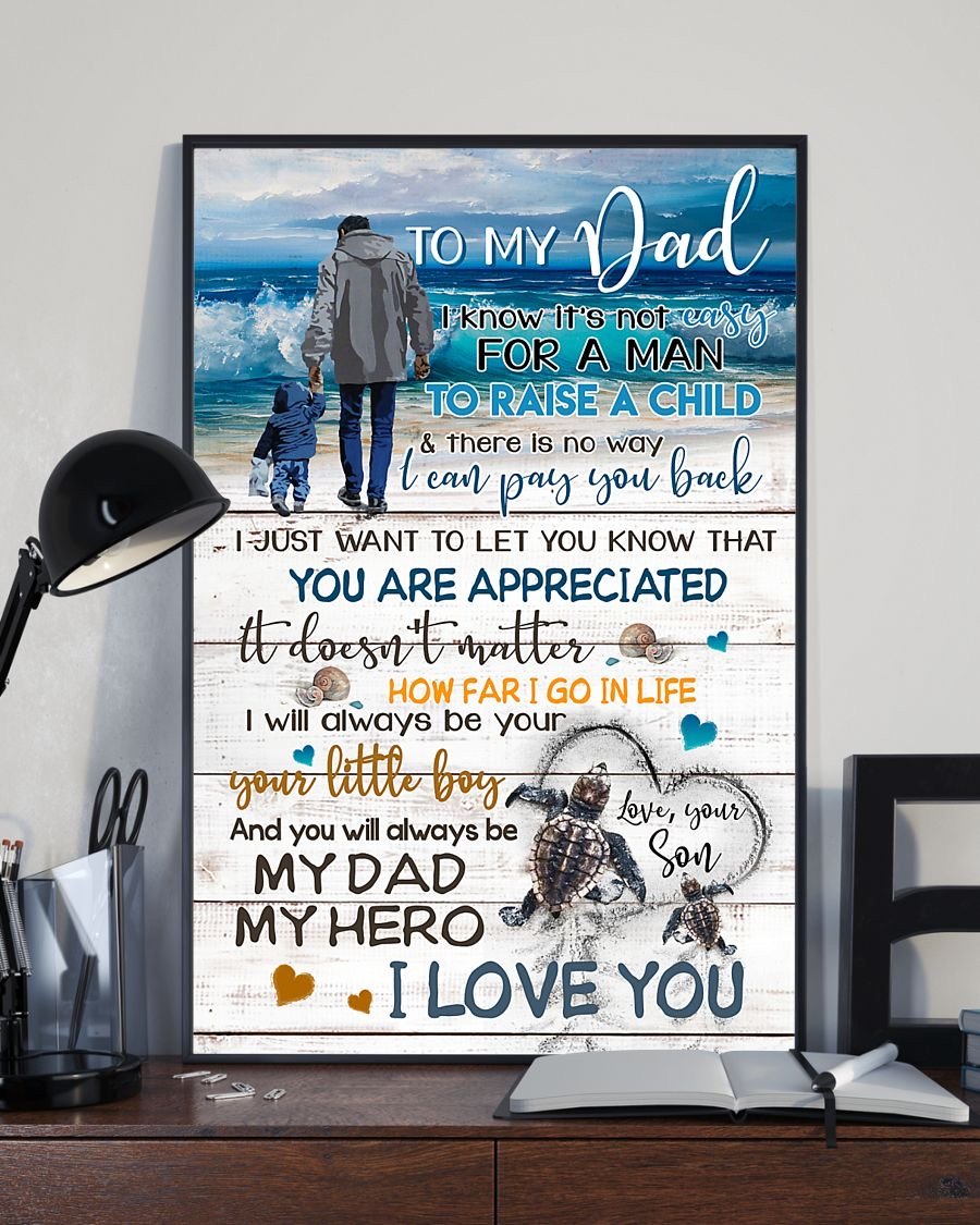 To My Dad Poster-A Loves Gift