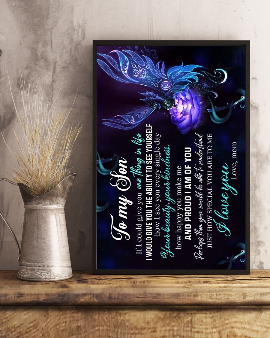 To My Son Poster - Great Gifts For Your Son-A Loves Gift