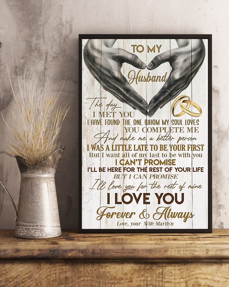 To My Husband  Poster-A Loves Gift