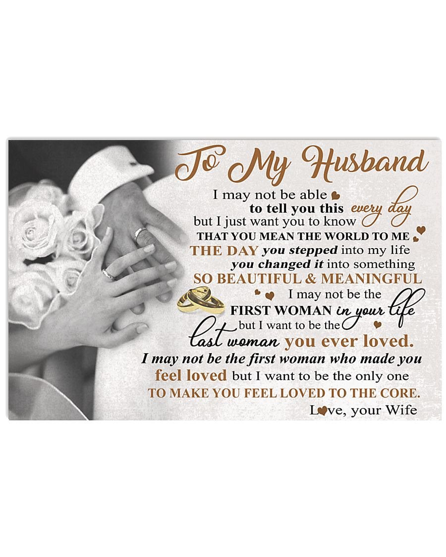 Perfect Gifts For Husband - To My Husband Poster-A Loves Gift