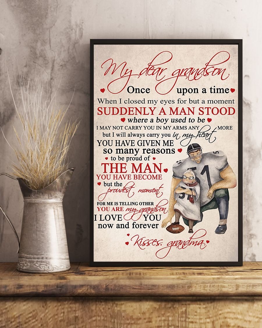 To My Grandson Poster-A Loves Gift