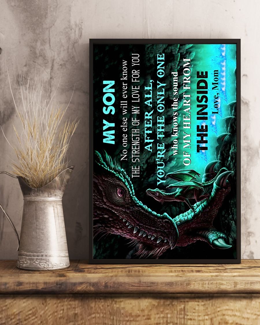 To My Son Poster - Great Gifts For Your Son-A Loves Gift
